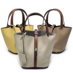 Vasono High Quality Top Grain 100% Genuine Cow Leather Women Top Handle Bags Handbag