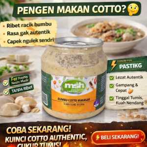 Bumbu Coto Makassar Rempah Alami 190gr  Bumbu Coto Makassar Siap Masak Tanpa Pengawet  Bumbu Coto Makassar Dijamin Enak
