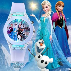 Hello Kitty Watch for Kids Girls Transparent Luminous Digital Watch Cute 3D Cartoon Kids Watch Plastic Wrist Watch For Kids Boys Girls Gifts