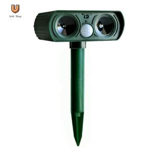 Ultrasonic Fox Deterrent Device Waterproof Solar Birds Repellers for Home Garden [Ueb Shop]