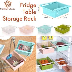Rak Simpanan Boleh Gantung Selit Peti Ais/Meja | Adjustable Refrigerator / Table Drawer / Fridge Pull Out Organizer Storage Rack