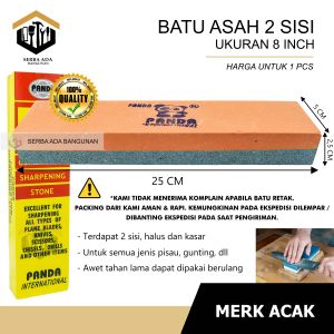 BATU ASAH PISAU MDS / PANDA GOLOK GUNTING  DLL 6 & 8 INCH TEBAL 2 SISI BATU AMRIL GOSOK SUPER TAJAM