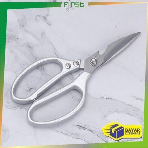 FH-C976 Gunting Dapur Serbaguna Stainless Tahan Karat / Gunting Ayam Ikan Daging Sayuran Praktis