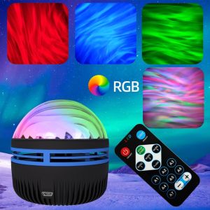 Starry Projetion Lamp Romantic atmosphere lamp LED Aurora Projection Light Disco light Water Ripple