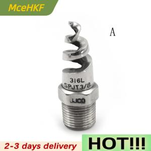 MceHKF New 1 4  1 2  Stainless Steel Spiral Cone Atomization Spray Nozzle Sprinkler Heads