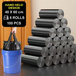 🇸🇬 🔥Koala Home Handle/Drawstring Garbage Bag  Disposable Plastic Thickened Breakpoint Trash Bags Rubbish Waste Bag