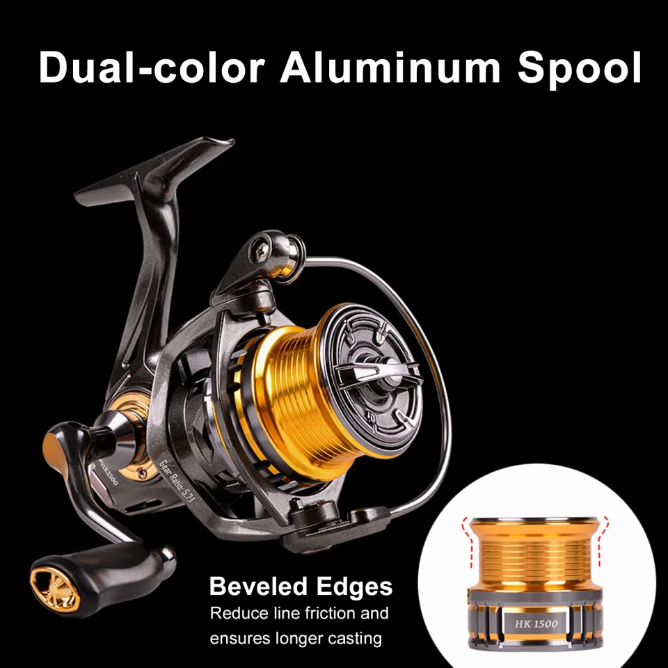 Shop Exbert Spinning Fishing Reel 7+1 BB Long Casting Fishing Reel