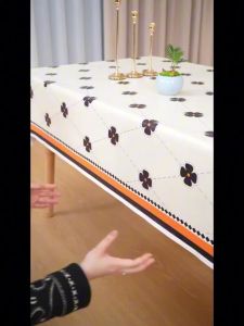 Dining Table Cloth Tablecloth 138CM*220CM PVC Table Cloth Vintage Waterproof Table Cover for Home Restaurant Decor