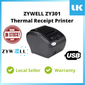 80mm ZYWELL ZY301 Thermal Receipt Printer Pos System Printer with Auto Cut