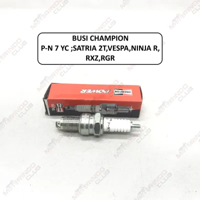 Busi Motor PN7 ( Untuk Motor : SATRIA 2 Tak VESPA NINJA R RXZ RGR ) merek Champion