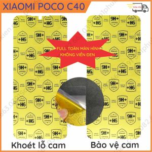 Dán cường lực Xiaomi Poco C40 dẻo nano chống bể trong suốt nhám chống vân tay chuẩn cường lực 9H+