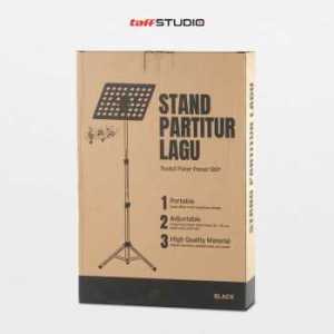 BAYAR DI TEMPAT/COD- Stand Book Lipat Besar Bolong / Stand Buku Partitur Sheet Musik Height: 730 - 1400 mm