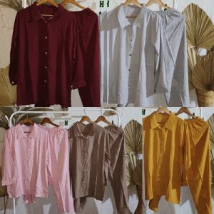 Piyama Set Rayon Polos terbaru 2022