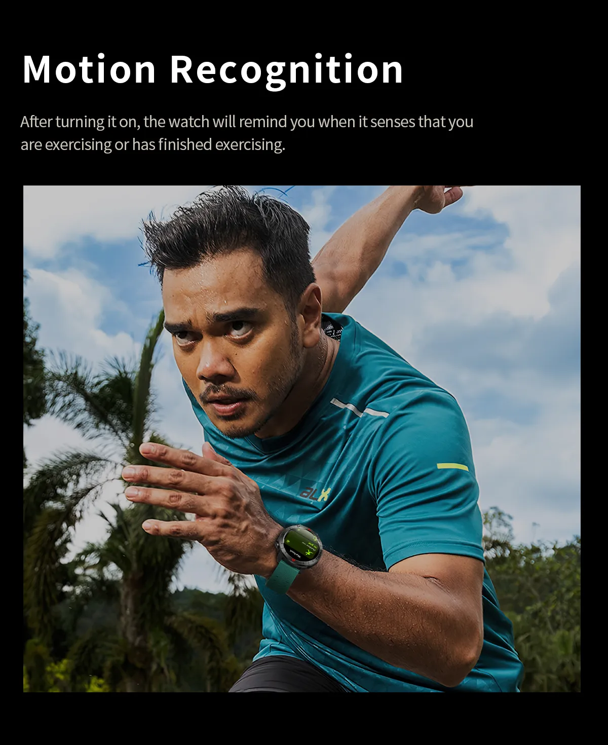 Aolon Navi R4 GPS สมาร์ทวอทช์ ตำแหน่งความถี่คู่หกดาวเทียม รับรู้การเคลื่อนไหวโดยอัตโนมัติ ระดับความสูง นาฬิกาสุขภาพ