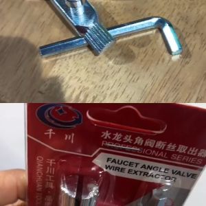 CSM ARK2009 1/2" & 3/4" Faucet Angle Valve Broken Tap Extractor Set Pipe Thread Remover Tool