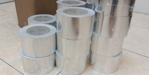 Băng keo nhôm màng PET siêu dai siêu bền 72x50 băng keo dán ống gió băng dính bạc băng dính xốp băng nhôm