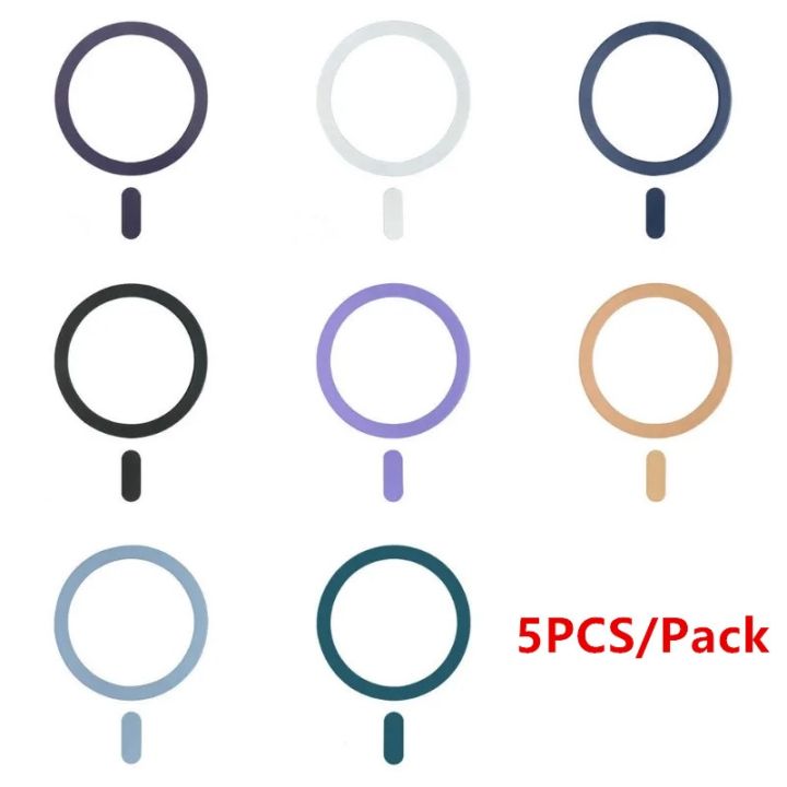 5PCS Plate Ring Metal Sticker Phone Case for Magsafe IPhone 14