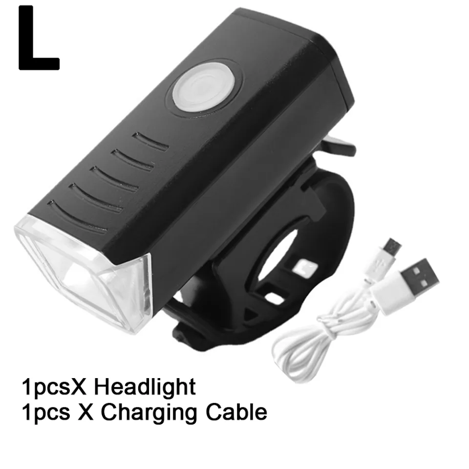 LED Bicycle Headlight Front Lamp USB Rechargeable MTB Mountain