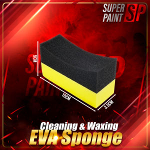 Tyre U Shape Sponge Waxing Arc Edge Sponge Span Cuci Tayar Kereta Car Wheel Tyre Tyre Car Care DIY