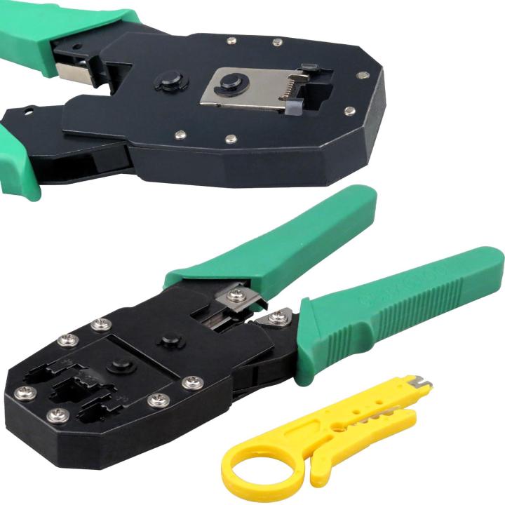 Cutter Rj45 Rj 11 Crimping Tool Triple (RJ-45,RJ-11,Cutter) | Lazada Indonesia