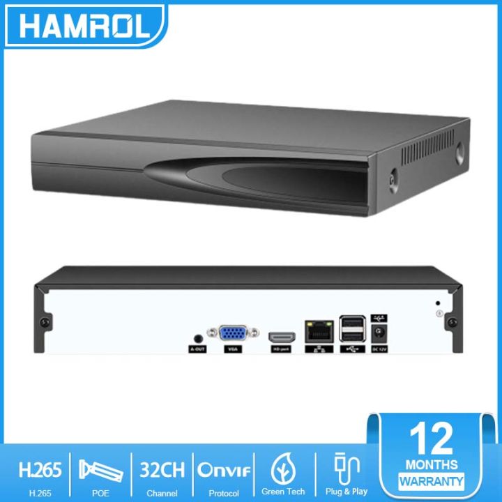 Hamrol 4K 8MP H.265 32CH 16CH 9CH CCTV NVR For 8MP 5MP 4MP 3MP 2MP IP ...