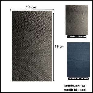 Kulit Jok Motor  LEMBARAN TEBAL Bermotif  biji kopi TERLARIS DAN TERMURAH