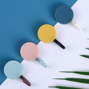 Vỉ 10 Móc Tròn Phối Màu Dán Tường Chịu Lực Móc Treo Quần Áo Móc Phơi Đồ Đa Năng A1832