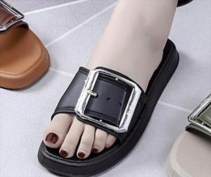 Sandal Slop Karet PCU Ban Gesper Kotak Besar MKY 2286-0041 37-41