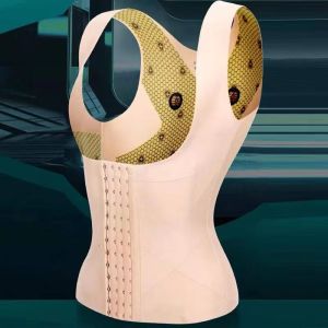 ชุดกระชับสัดส่วน กระดูกเหล็กที่มองไม่เห็น ไม่มีการม้วนงอ ไม่มีร่องรอย ปุ่มปรับ ยืดเอวข้าม กระชับหน้าท้อง