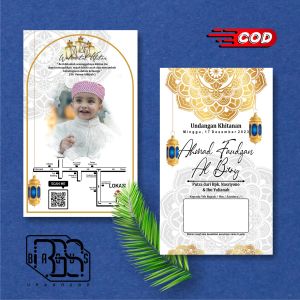 Undangan I Khitanan I Khitan I Unik I Modern I Murah I 100pcs