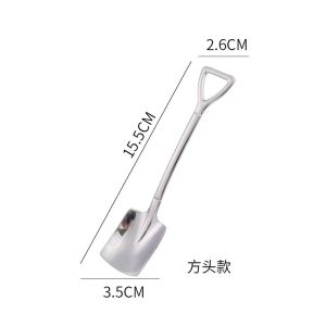 Dessert Cake Ice Cream Spoon Stainless Steel Tea Coffee Stirring Spoon Watermelon Fruit Scoop Kitchen Utensils Tool