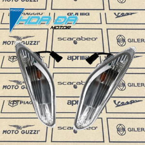 Bộ Đèn Xi Nhan/ Cụm Xi Nhan Trước & Sau Đầy Đủ Đ.ui Bóng Cao Cấp Cho Xe Vespa Sprint & Primavera Thay Thế Lắp Chuẩn Zin