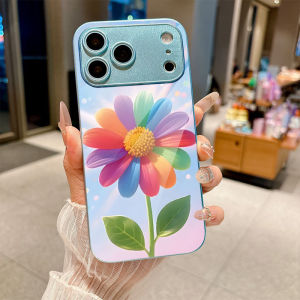 Cute 3D Paw Print Heart Flower Phone Case For iPhone 17 16 15 14 13 12 11 Pro Max 15 16 Plus 16e 17e air Luxury Glitter Shockproof Soft Case Aesthetic Pastel Blue Floral Cover For Women Girls