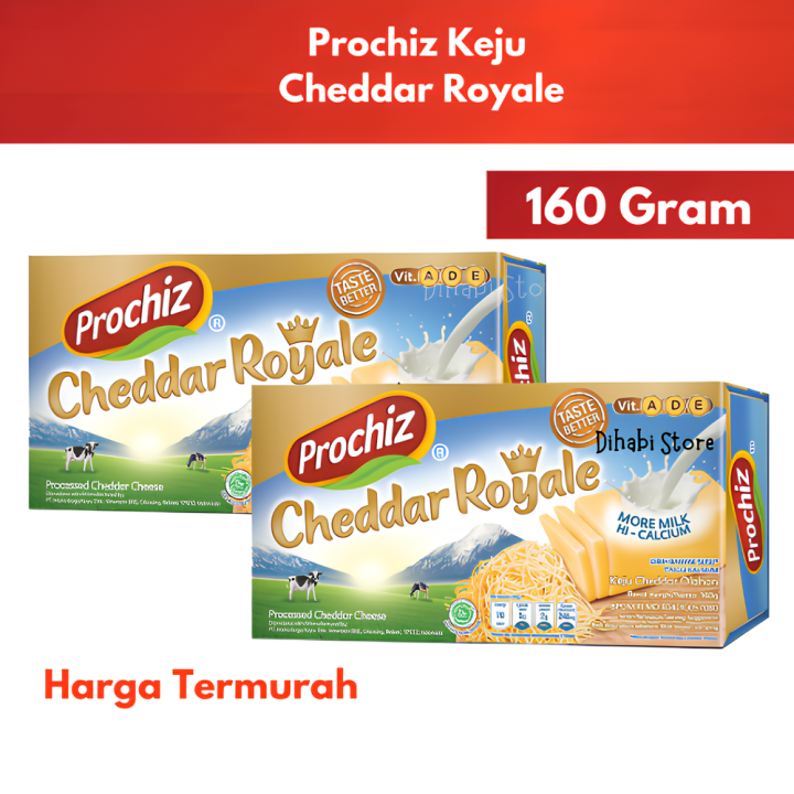 Prochiz Cheddar Royale Keju Serbaguna Premium 160 Gram | Lazada Indonesia