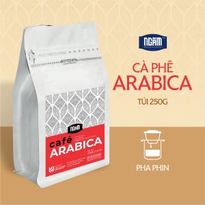 Cà Phê Arabica Cầu Đất Size 18 Rang Mộc (250g) Pha Phin Pha Máy Nguyên Hạt Hương Thơm Quyến Rũ Chua Thanh Tự Nhiên