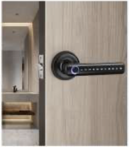 ทูย่ากลอนประตูอัจฉริยะ WiFi ลายนิ้วมือ รหัส การ์ด Tuya Smart Door Lock H168