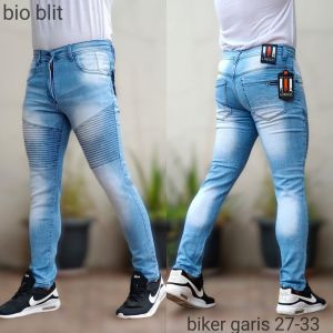 NEW PRODUK CELANA JEANS BIKERS GARIS DAN SOBEK PRIA TERBARU PRIA PANJANG BAHAN JEANS BERKUALITAS - HARGA TERJANGKAU TERBARU KEKINIAN  SLIMFIT PENSIL STREET - JEANS PANJANG TERBARU - JEANS SLIM STREET DISTRO GOOD QUALITY JEANS PREMIUM TERBARU KEKINIAN