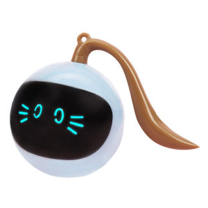 Interactive Cat Toy for Indoor Cats Automatic Cat Ball Toy Self-Rolling Cat Toy Self-Rotating Pet Exercise Ball USB Rechargeable Cat Toy Kitten Toy