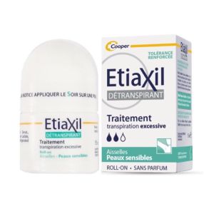 [ETIAXIL]Lăn Nách Khử Mùi Etiaxil Dành Cho Da Nhạy Cảm Aisselles Sensibles 15ml màu xanh