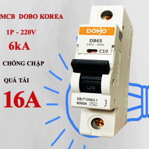 [HÀNG CHÍNH HÃNG] Cầu Dao Tự Động 1P 1 Tép 20A  MCB DOBO KOREA - siêu nhạy 6kA  (Aptomat tự động bảo vệ quá tải - chống chập cháy - Hàng Tốt) - Bảo hành 12 tháng lỗi đổi mới tận nhà