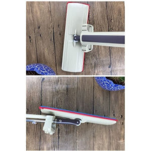 Alat Pel Lantai Kain Microfiber Ultra Mop Acline Tarik Handle Free Pel Lantai Kotak Gagang Panjang