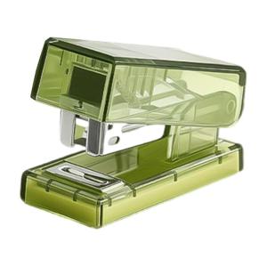 Small Clear Stapler with 1000Pcs 6/26 Staple Light Weight Portable Stapling Machine for Student Office School Supplies