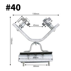 Cable Kabel Trolley Troley Hanger V Track Untuk Hoist Crane