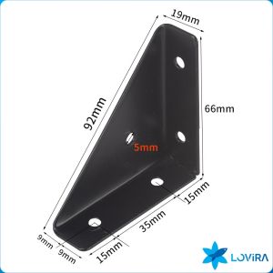 LoviRa Triangle Thickened Furniture Corner Connector Brace Support Bracket Fastener