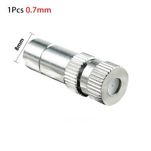 MARRIITT 1/5Pcs Gardening Irrigation Parts Atomizing Misting Nozzle Quick Pushing Low Pressure Water Irrigation Sprinkler 8mm Spray Nozzles For Misting Cooling System