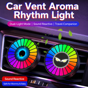 Evil Eye Car Aromatherapy Ambient Light Car Perfume Air Freshener Aromatherapy Diffuser Long Lasting Light Fragrance Car Interior Decoration