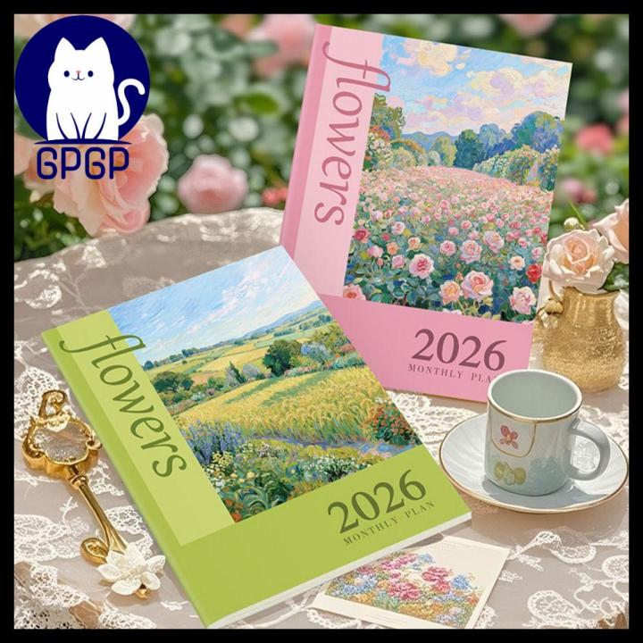 GPGP A4 A5 2026 Schedules Notebook 24 Sheets Work Efficiency Planner ...