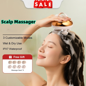 头部按摩 Electric head massager scalp massager prevent hair loss relaxation smart head massager for body/pet massage