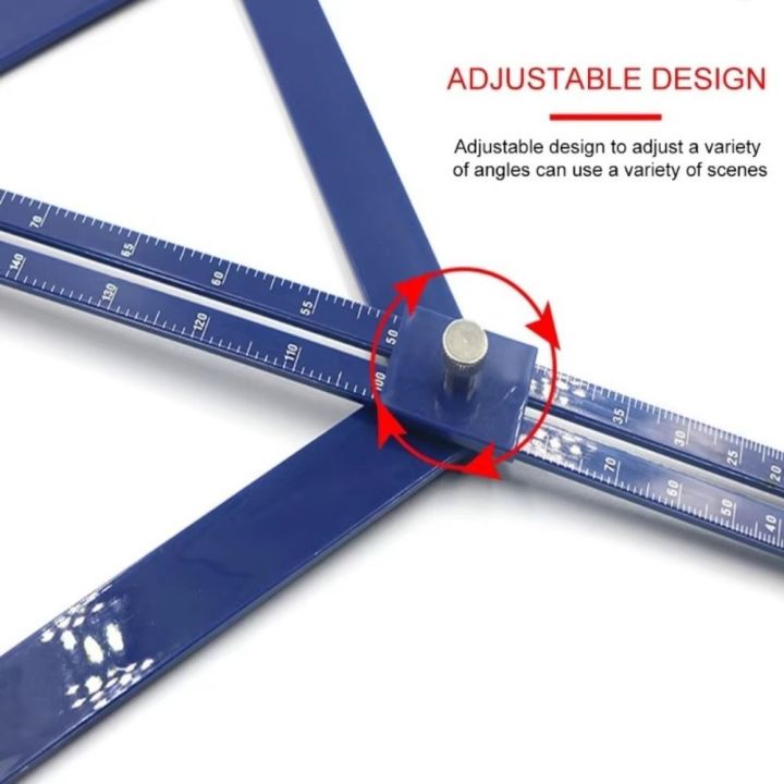 Gyder Operation Ruler DIMEL Corner Measuring Corner Angle Finder Multi-angle with Clear Scale ...
