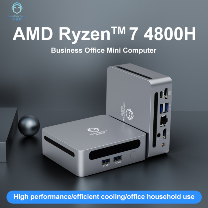 GenMachine New Mini PC Ryzen 4800H Windows11 Cores 16 Threads